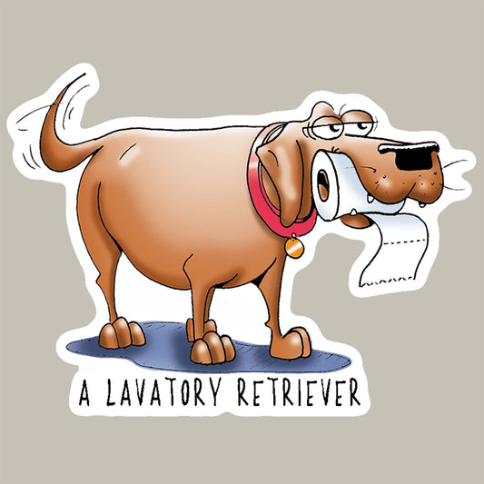 Lavatory Retriever Sticker | 4 Pack
