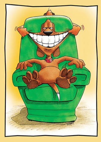 Dog with Huge Smile | Cute Birthday Card