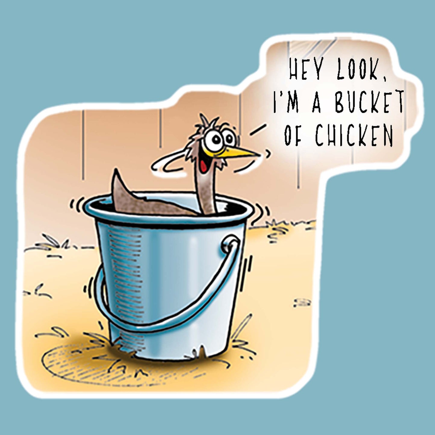Bucket of Chicken Sticker | 4 Pack