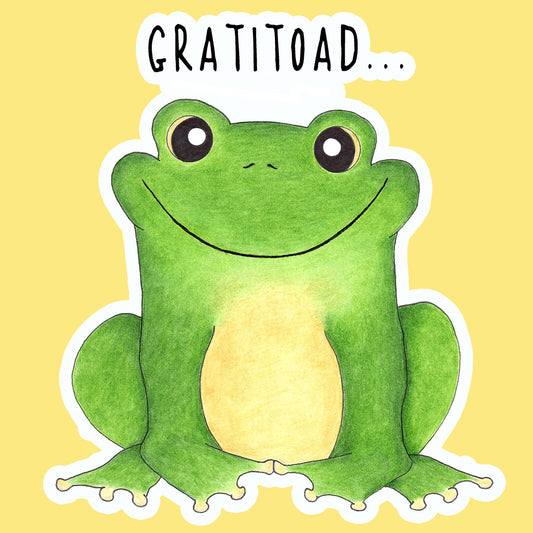 Cute Gratitude Sticker | 4 Pack