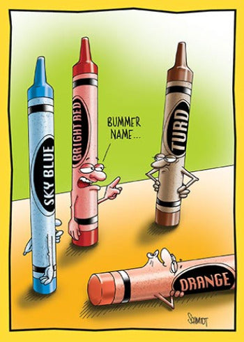 Crayons Talking | Hilarious Birthday Card