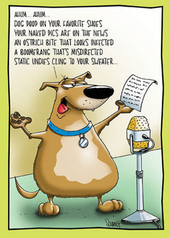 Dog Poem | Funny Encouragement Card