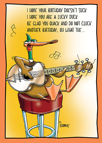 Singing Duck | Funny Birthday Card