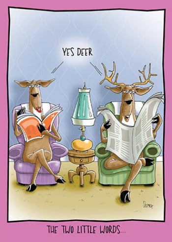 Yes Deer | Hilarious Anniversary Card